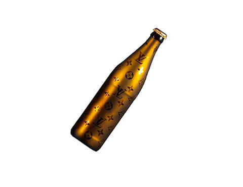 Luxusní pivní lahev Vittonka