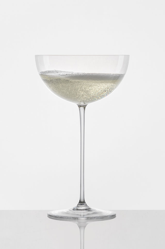 Champagne Bubbles wine glasses