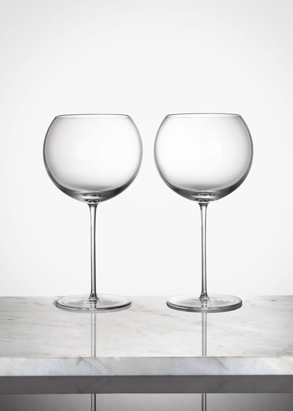 crystal Bubbles wine glasses