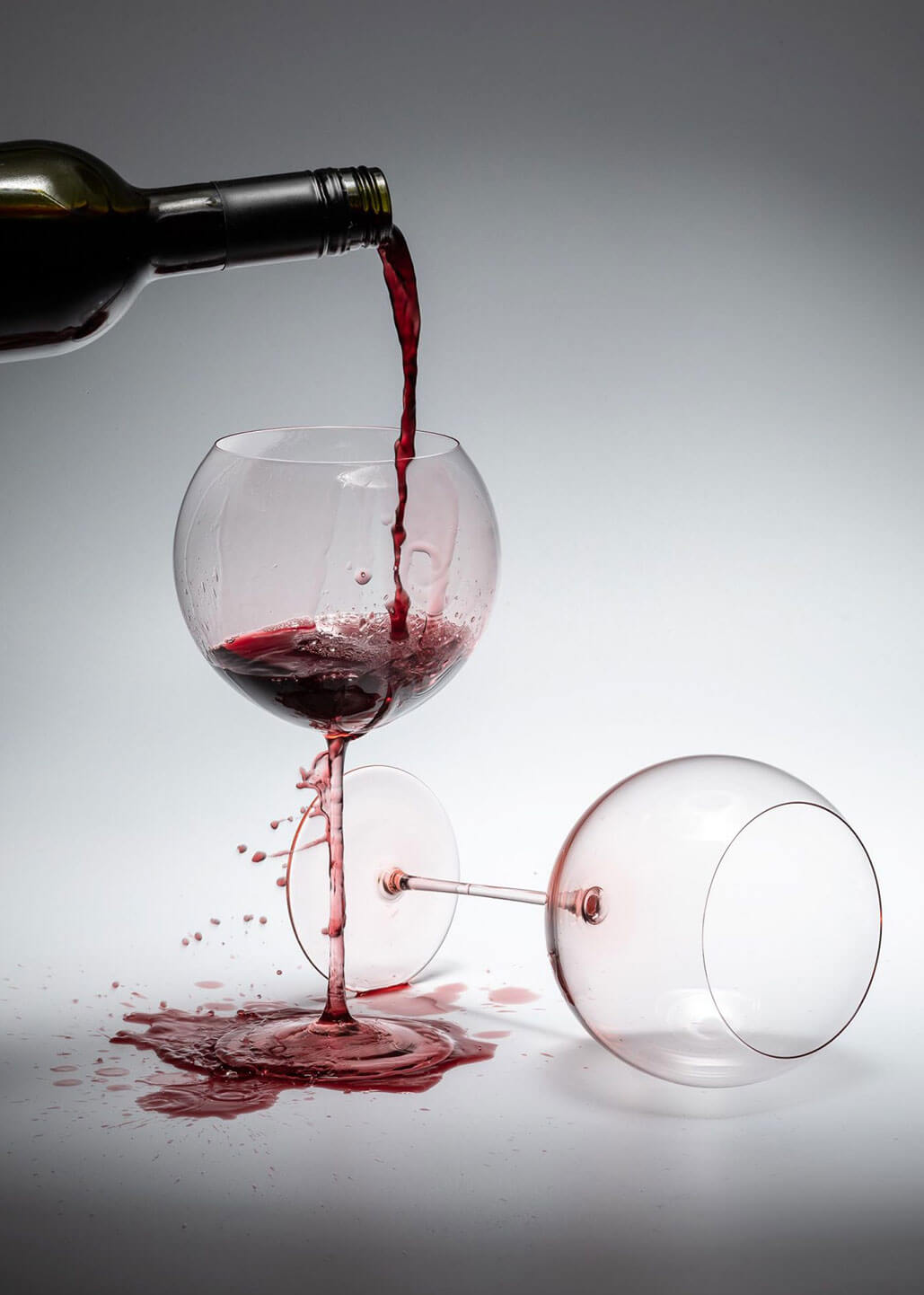 rose Bubbles wine glasses vylite vino